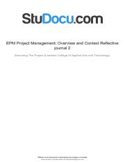 epm-project-management-overview-and-context-reflective-journal-2.pdf