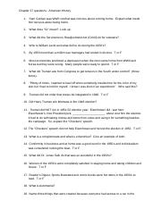 Chapter 27 Questions American History