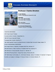 Professor Profile