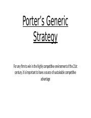 Porter’s Generic Strategy.pptx