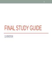 Final exam study guide(2)