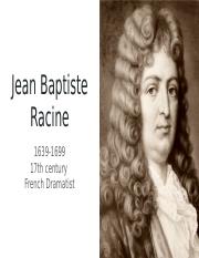 Jean Racine by Yu and Ethan.pptx