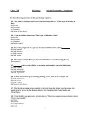 12 Psychology  - Self and Personality - Assignment.pdf