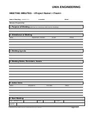 MEETING MINUTES TEMPLATE.doc