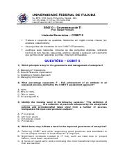 SIN210 - Lista de Exercícios - COBIT 5.pdf