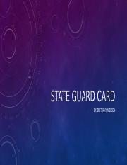 guard card