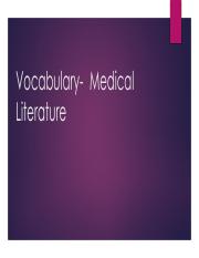 Vocabulary.pptx- Medical Literature.pdf