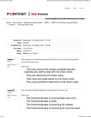 NSE 2 Lesson 1 - Security Fabric Quiz.pdf