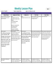 cda lesson plan example