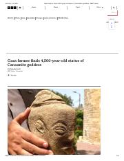 Gaza farmer finds 4,500-year-old statue of Canaanite goddess - BBC News.pdf