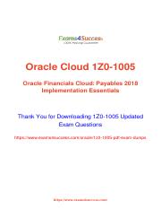 Oracle 1Z0-1005 Exam Advice - Right Preparation Method.pdf
