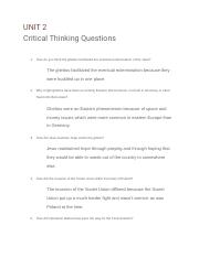UNIT 2 Critical Thinking Questions.docx