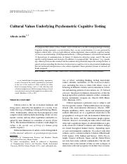 Cultural values in Cog testing 2005.pdf
