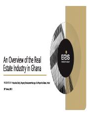 An Overview of the Real Estate Industry_Presentation by Nana Aba Derby.pdf