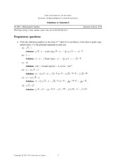 Math1001_Linear_Algebra_tut3_solution