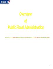 public fiscal aedministration