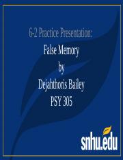 6 2 practice presentation false memory