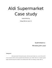 aldi case study summary