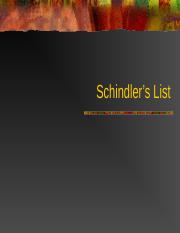 schindler-list-ppt