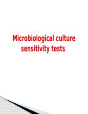 Microbiological culture sensitivity tests.pptx