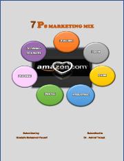 studymode marketing mix 7ps of amazon com