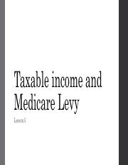 Lesson 5 Taxable income and Medicare Levy Lesson 5.pdf