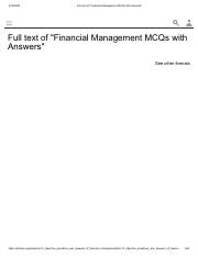 Full text of _Financial Management MCQs with Answers_.pdf