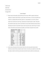 Andrea Lopez Student Budgets (Chapter 2).docx