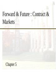 Forward and Future -Contracts and markets.ppt