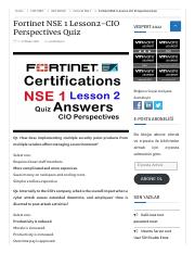Fortinet NSE 1 Lesson2-CIO Perspectives Quiz _ isleyen.net.pdf