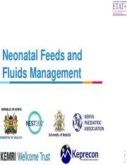 7. Neonatal Feeds and Fluids Management - Feb 2021.pdf