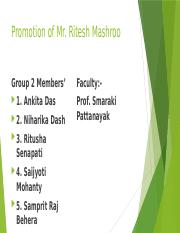 Promotion of Mr.pptx