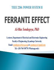 Lecture, FERRANTI EFFECT, March 2024.pdf
