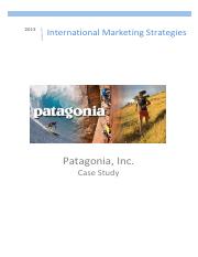 patagonia case study pdf