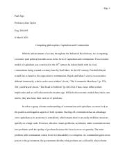 Karl Marx vs. Hayek Paper.docx