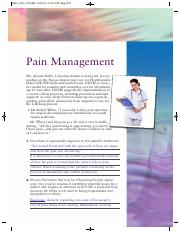 pain management case study quizlet
