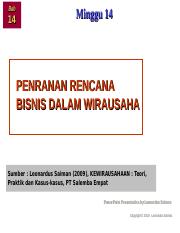 Mg 14- Peranan Rencana Bisnis dalam Wirausaha.ppt