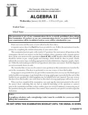 Algebra II (Common Core) January 2018 Regents Exam.pdf - ALGEBRA 