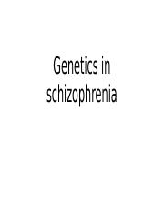 genetic of schizophrenia.pptx