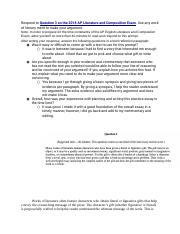 ap lit question 3 essay examples