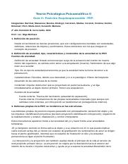 Guia II - Posicion Esquizoparanoide PEP.docx