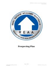 REAA - CPPREP4103 - Prospecting Plan v1.1 .docx