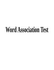 WORD ASSOCIATION TEST 5.pptx