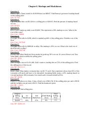Chapter 8 Mark Ups & Downs - Exercises - (Ans).docx