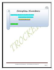 Complex Numbers Notes By Trockers.pdf