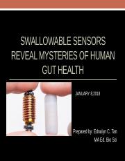 Swallowable sensors reveal mysteries of human gut health.pptx