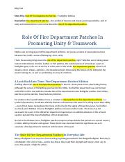 Role Of Fire Department Patches In Promoting Unity & Teamwork.edited.docx