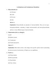 Biochemistry-Carbohydrates and Carbohydrates Metabolism.docx
