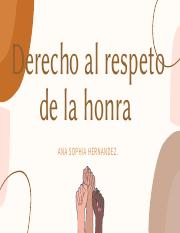 Derecho al respeto de la honra.pdf