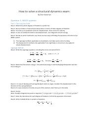 How to solve a structural dynamics dynamics exam (1).pdf